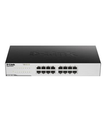 D-Link GO-SW-16G No administrado L2 Gigabit Ethernet (10 100 1000) 1U Negro
