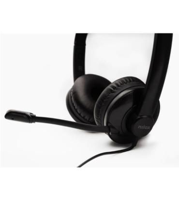 Nilox Auriculares Con Micrfono USB 2.0