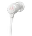 Motorola EARBUDS3CSWHITE auricular y casco Auriculares Alámbrico Dentro de oído Llamadas Música USB Tipo C Blanco