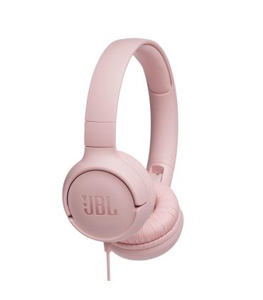 Auriculares JBL Tune 500  Con Micrfono  Jack 3.5  Rosas