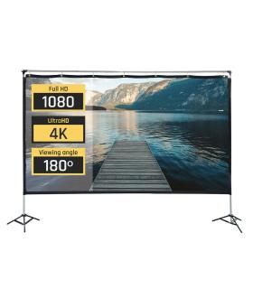 iggual Pantalla exterior portable 120" 265x149 cm