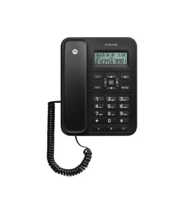 Motorola CT202 Teléfono analógico Identificador de llamadas Negro
