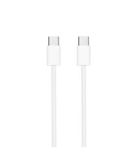 Nanocable Cable USB-C 2.0 60W 3A, USB-C M-USB-C M, Blanco, 2 m