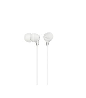 Auriculares Intrauditivos Sony MDR-EX15AP  Con Micrfono  Jack 3.5  Blancos