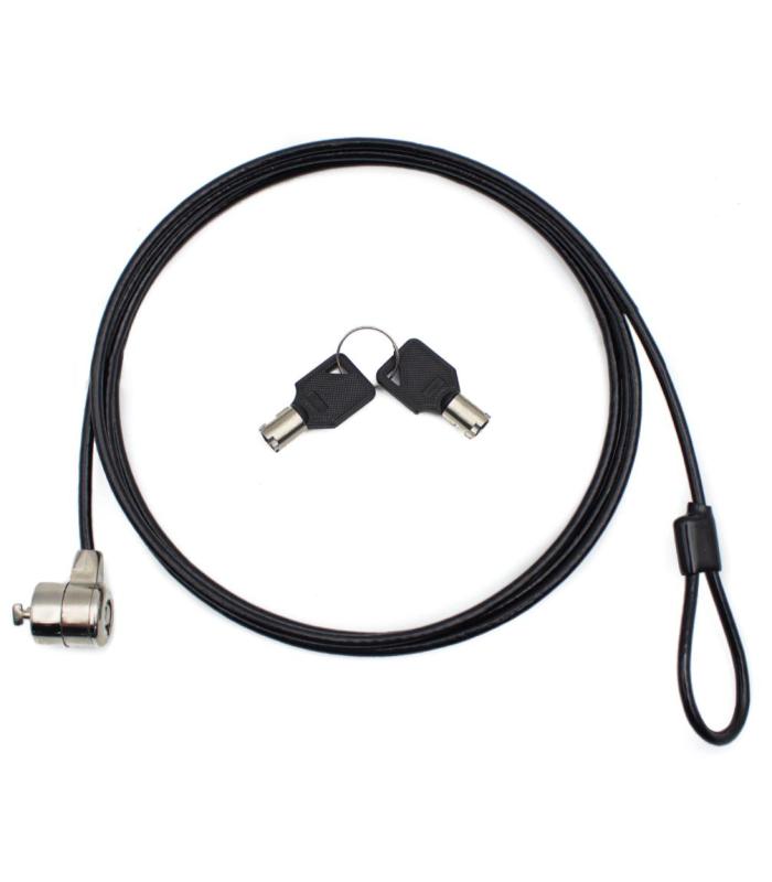 Nilox Cable De Seguridad Doble Llave 1.8 M, Negro