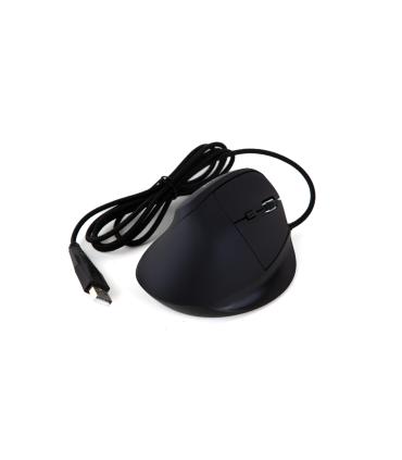 iggual Ratón vertical USB ERGO-V 2400DPI negro
