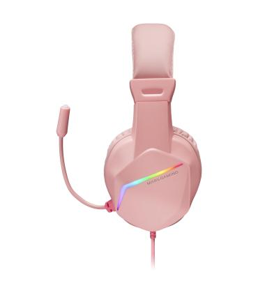 MARS GAMING Auricular+mic MH122 Rosa