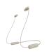 Auriculares Inalmbrico Intrauditivos Sony WI-C100  Con Micrfono  Bluetooth  Beige