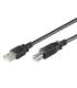 Ewent EC1004 cable USB USB 2.0 1,8 m USB B USB A Negro
