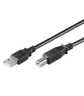Ewent EC1004 cable USB USB 2.0 1,8 m USB B USB A Negro