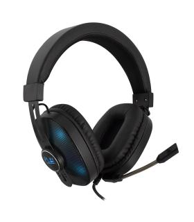 Ewent Play PL3321 Auriculares Alámbrico Diadema Juego Negro