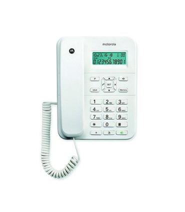 Motorola CT202 Teléfono analógico Identificador de llamadas Blanco