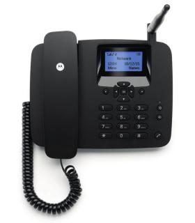 Motorola FW200L Teléfono DECT Identificador de llamadas Negro