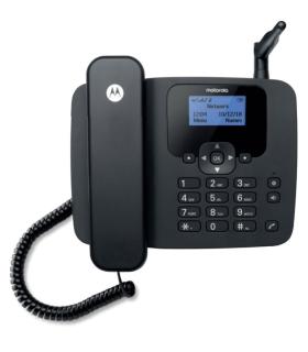 Motorola FW410 Teléfono DECT Identificador de llamadas Negro