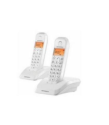 Motorola S12 Duo Teléfono DECT Identificador de llamadas Blanco