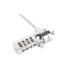 iggual Secure 4D cable antirrobo Plata 1,5 m
