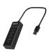 iggual Hub USB-A 3.0 x 4 puertos HUB-A-4p