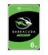 Seagate Barracuda 6TB disco duro interno 5400 RPM 256 MB 3.5" Serial ATA III