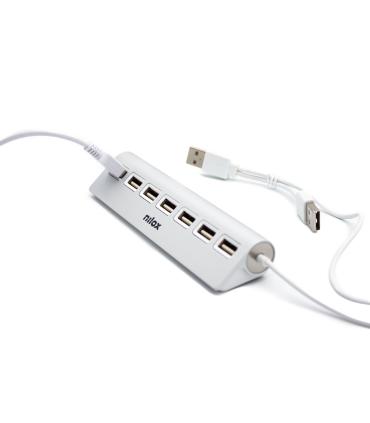 NILOX Hub 7 Puertos Usb 2.0