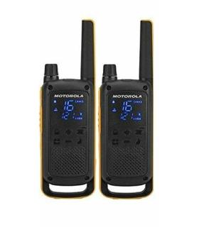 Motorola Talkabout T82 Extreme Twin Pack two-way radios 16 canales Negro, Naranja