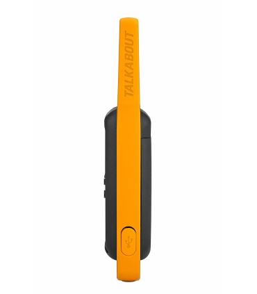 Motorola Talkabout T82 Extreme Twin Pack two-way radios 16 canales Negro, Naranja