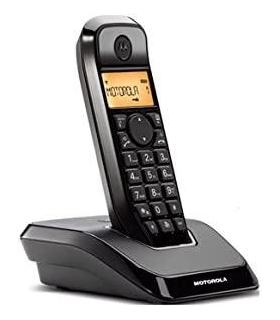 Motorola S1201 Teléfono DECT Identificador de llamadas Negro