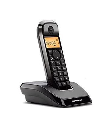 Motorola S1201 Teléfono DECT Identificador de llamadas Negro