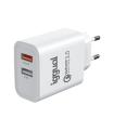 iggual Cargador 2xUSB carga rápida QC3.0 30W