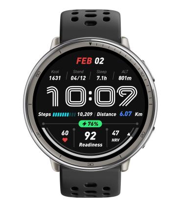 AMAZFIT ACTIVE 2 BLACK SPORT SILICONE