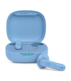Auriculares Bluetooth JBL Wave Flex Con Estuche De Carga  Autonoma 8h  Azules
