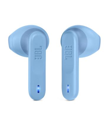 Auriculares Bluetooth JBL Wave Flex Con Estuche De Carga  Autonoma 8h  Azules