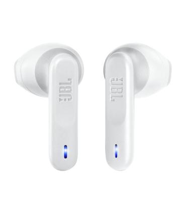 Auriculares Bluetooth JBL Wave Flex Con Estuche De Carga  Autonoma 8h  Blancos