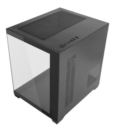 Caja Gaming Minitorre Mars Gaming MC-VIEW2  Negra