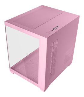 Caja Gaming Minitorre Mars Gaming MC-VIEW2  Rosa