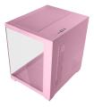 Caja Gaming Minitorre Mars Gaming MC-VIEW2/ Rosa