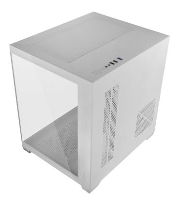 Caja Gaming Minitorre Mars Gaming MC-VIEW2  Blanca
