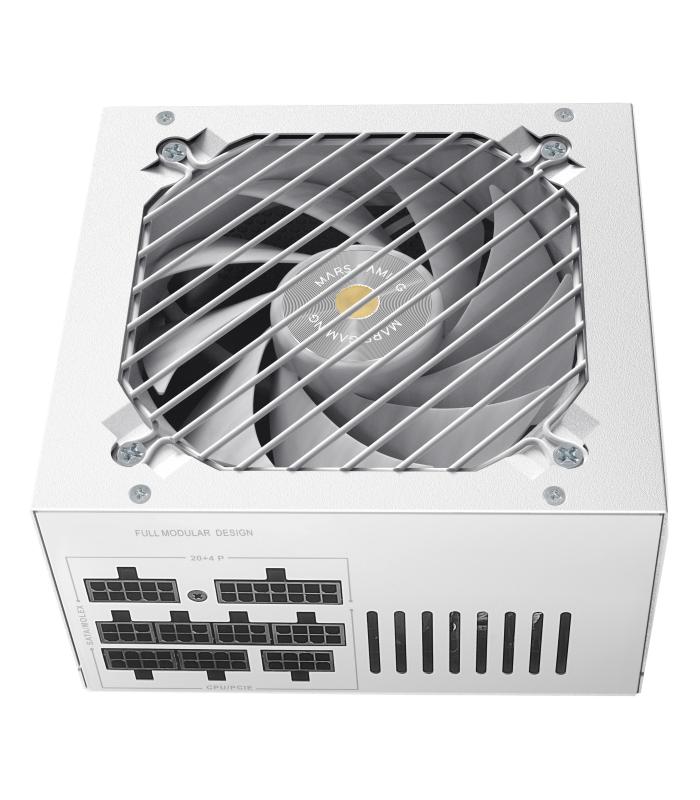 Fuente De Alimentacin Mars Gaming MPB850SIM  850W  Ventilador 14cm  80 Plus Bronze  Blanca