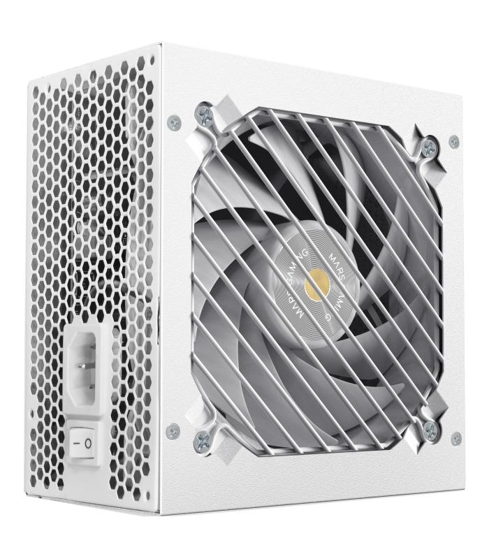 Fuente De Alimentacin Mars Gaming MPB850SIM  850W  Ventilador 14cm  80 Plus Bronze  Blanca