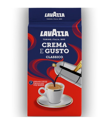 Caf Molido Lavazza Crema e Gusto Clsico/ 250g