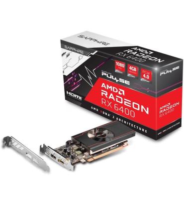 Tarjeta Grfica Sapphire PULSE Radeon RX 6400 Gaming/ 4GB GDDR6
