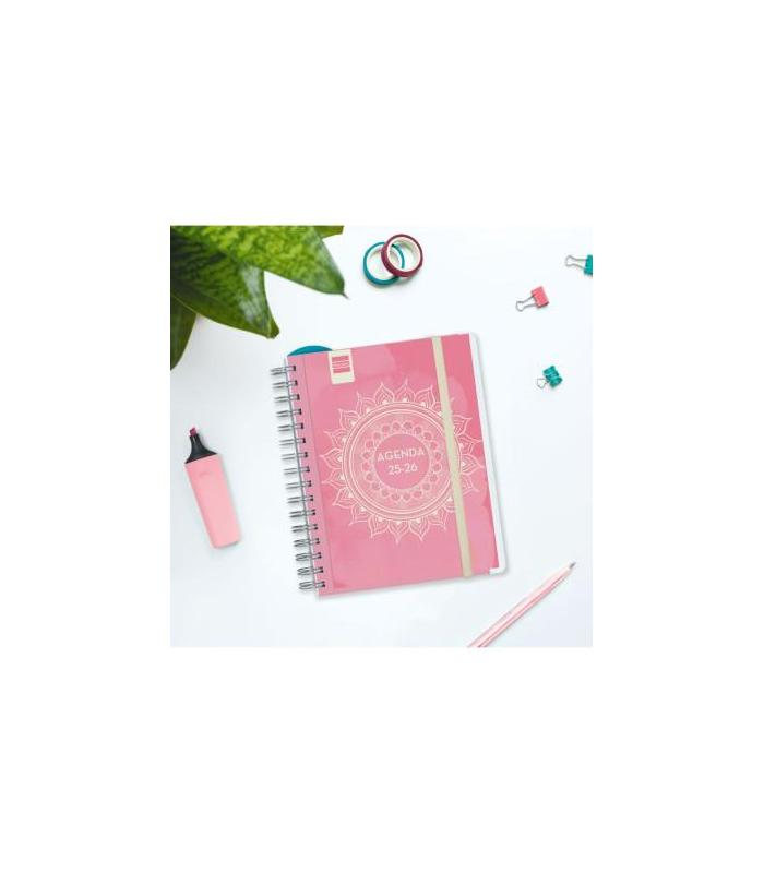 AGENDA DOCENTE 2025-2026 MAGISTRAL PERSONALIZABLE 4 155X212 SEMANA VISTA HORIZONTAL MANDALA+ FINOCAM 533380126