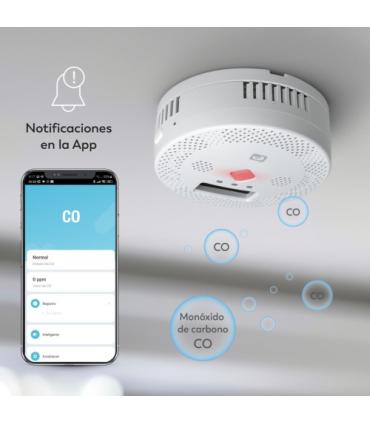 DETECTOR DE SEGURIDAD DE CO SMART WIFI GARZA 401348C