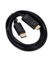 Iggual Cable DisplayPort (M) A HDMI (M) 4K 2metros