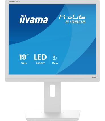 Iiyama ProLite B1980S-W1 Pantalla Para PC 48,3 Cm (19") 1280 X 1024 Pixeles SVGA LED Blanco
