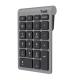 Teclado Numrico Inalmbrico Trust Xalas Wireless/ Plata