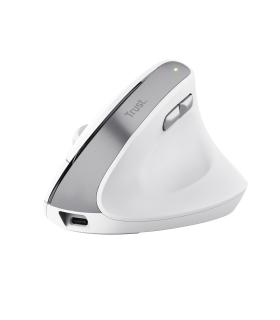 Ratn Ergonmico Inalmbrico Trust Bayo II  Batera Recargable  Hasta 2400 DPI  Blanco