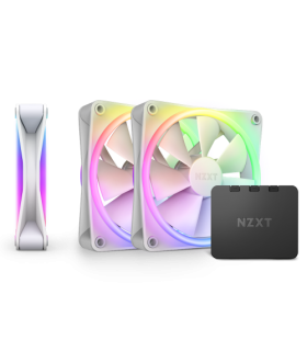 NZXT F120 RGB DUO Triple Pack Carcasa del ordenador Ventilador 12 cm Blanco 3 pieza(s)