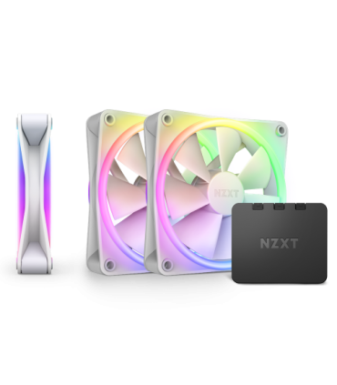 NZXT F120 RGB DUO Triple Pack Carcasa del ordenador Ventilador 12 cm Blanco 3 pieza(s)