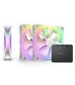 NZXT F120 RGB DUO Triple Pack Carcasa Del Ordenador Ventilador 12 Cm Blanco 3 Pieza(s)