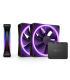 NZXT F120 RGB DUO Triple Pack Carcasa del ordenador Ventilador 12 cm Negro 3 pieza(s)
